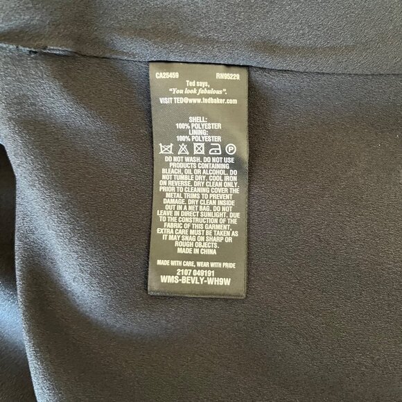 NWT Ted Baker Skirt Size US 6 Floral Formal Full A Line Knee Length Work - Picture 6 of 6